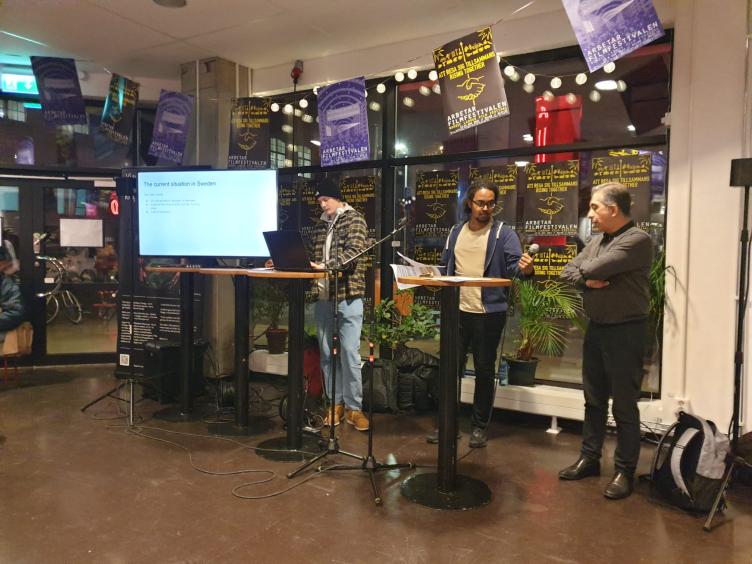 HACs presentation på Nordiska Arbetar Filmfestivalen 2021