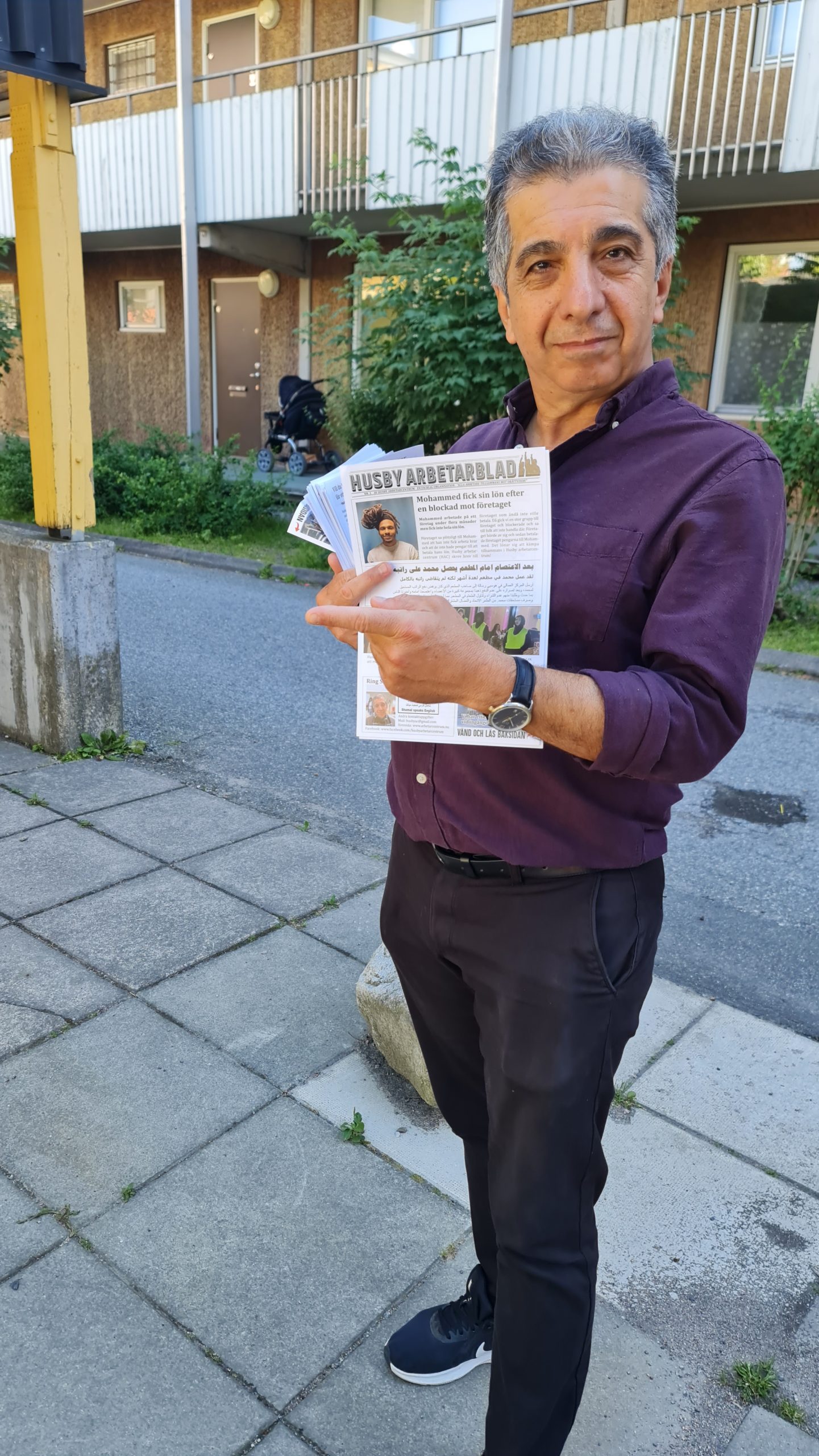 Nu delar vi Husby arbetarblad till alla hushåll i Husby